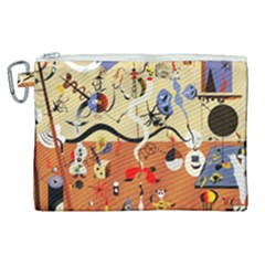 Carnival Of The Harlequin Art Canvas Cosmetic Bag (xl) by danenraven