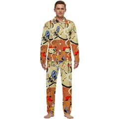 Carnival Of The Harlequin Art Men s Long Sleeve Velvet Pocket Pajamas Set by danenraven