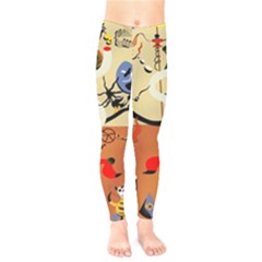 Carnival Of The Harlequin Art Kids  Classic Winter Leggings by danenraven