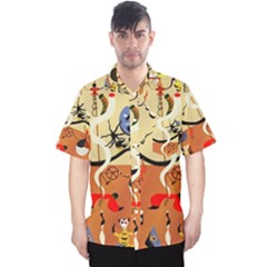 Carnival Of The Harlequin Art Men s Hawaii Shirt