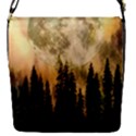 Moon Nature Forest Pine Trees Sky Full Moon Night Removable Flap Cover (S) View1