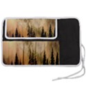 Moon Nature Forest Pine Trees Sky Full Moon Night Pen Storage Case (L) View2