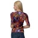 Fantasy Surreal Animals Psychedelic Pattern Quarter Sleeve Raglan Tee View2