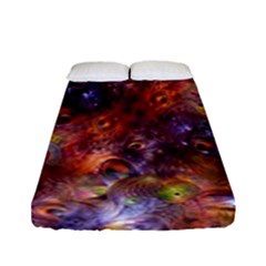 Fantasy Surreal Animals Psychedelic Pattern Fitted Sheet (full/ Double Size) by danenraven