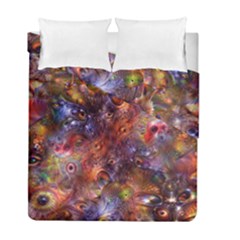 Fantasy Surreal Animals Psychedelic Pattern Duvet Cover Double Side (Full/ Double Size)