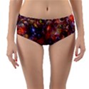 Fantasy Surreal Animals Psychedelic Pattern Reversible Mid-Waist Bikini Bottoms View3