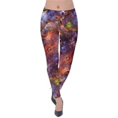 Fantasy Surreal Animals Psychedelic Pattern Velvet Leggings