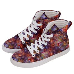 Fantasy Surreal Animals Psychedelic Pattern Men s Hi-top Skate Sneakers by danenraven