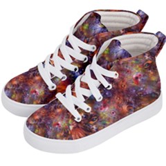 Fantasy Surreal Animals Psychedelic Pattern Kids  Hi-top Skate Sneakers by danenraven