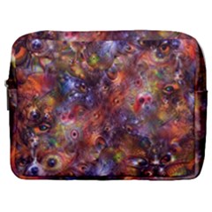 Fantasy Surreal Animals Psychedelic Pattern Make Up Pouch (large) by danenraven