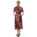 Fantasy Surreal Animals Psychedelic Pattern Keyhole Neckline Chiffon Dress View2