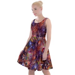 Fantasy Surreal Animals Psychedelic Pattern Knee Length Skater Dress