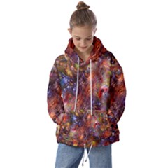 Fantasy Surreal Animals Psychedelic Pattern Kids  Oversized Hoodie