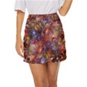 Fantasy Surreal Animals Psychedelic Pattern Mini Front Wrap Skirt View1