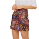 Fantasy Surreal Animals Psychedelic Pattern Mini Front Wrap Skirt View2