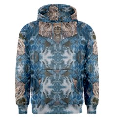 Turquoise Symmetry Men s Core Hoodie by kaleidomarblingart