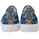 Turquoise symmetry Kids  Slip On Sneakers View4