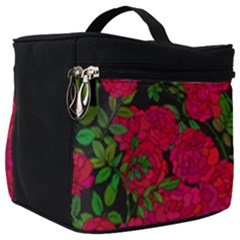 Seamless-pattern-with-colorful-bush-roses Make Up Travel Bag (big) by BangZart