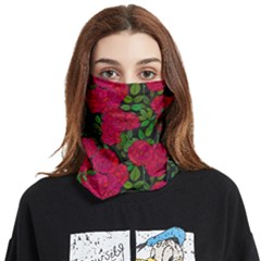 Seamless-pattern-with-colorful-bush-roses Face Covering Bandana (two Sides) by BangZart