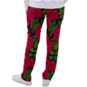 Seamless-pattern-with-colorful-bush-roses Women s Casual Pants View2