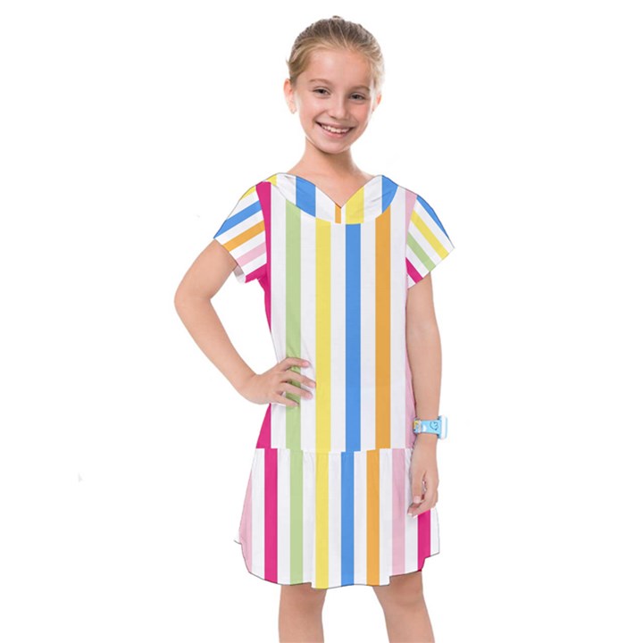 Stripes-g9dd87c8aa 1280 Kids  Drop Waist Dress