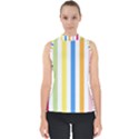 Stripes-g9dd87c8aa 1280 Mock Neck Shell Top View1