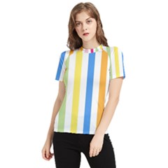 Stripes-g9dd87c8aa 1280 Women s Short Sleeve Rash Guard by Smaples