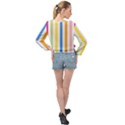 Stripes-g9dd87c8aa 1280 Banded Bottom Chiffon Top View2