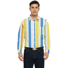 Stripes-g9dd87c8aa 1280 Men s Long Sleeve Pocket Shirt  by Smaples