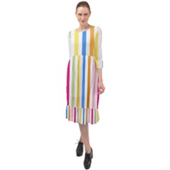 Stripes-g9dd87c8aa 1280 Ruffle End Midi Chiffon Dress by Smaples