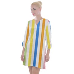 Stripes-g9dd87c8aa 1280 Open Neck Shift Dress by Smaples