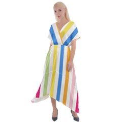 Stripes-g9dd87c8aa 1280 Cross Front Sharkbite Hem Maxi Dress