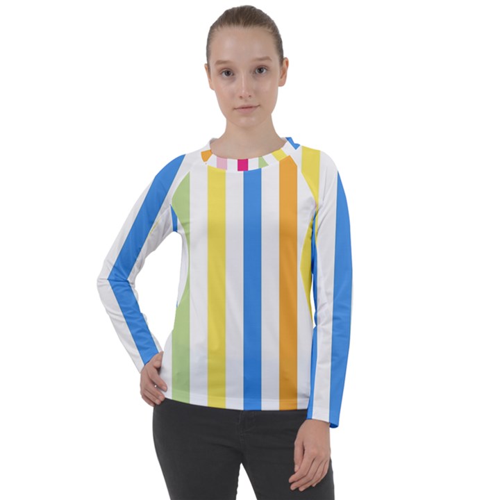 Stripes-g9dd87c8aa 1280 Women s Long Sleeve Raglan Tee