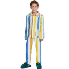 Stripes-g9dd87c8aa 1280 Kids  Long Sleeve Velvet Pajamas Set