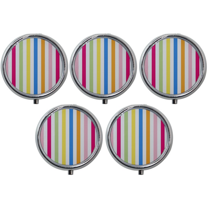 Stripes-g9dd87c8aa 1280 Mini Round Pill Box (Pack of 5)