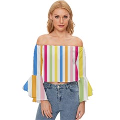 Stripes-g9dd87c8aa 1280 Off Shoulder Flutter Bell Sleeve Top