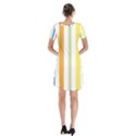 Stripes-g9dd87c8aa 1280 Short Sleeve V-neck Flare Dress View2