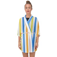 Stripes-g9dd87c8aa 1280 Half Sleeve Chiffon Kimono by Smaples