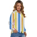 Stripes-g9dd87c8aa 1280 Women s Long Sleeve Button Down Shirt View3