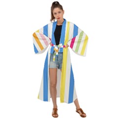 Stripes-g9dd87c8aa 1280 Maxi Kimono by Smaples