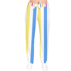 Stripes-g9dd87c8aa 1280 Women Velvet Drawstring Pants by Smaples