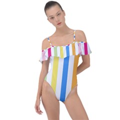 Stripes-g9dd87c8aa 1280 Frill Detail One Piece Swimsuit by Smaples