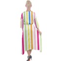 Stripes-g9dd87c8aa 1280 Quarter Sleeve Wrap Front Maxi Dress View2