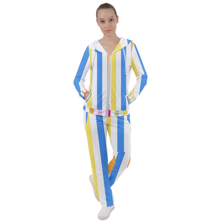 Striped Women s Tracksuit