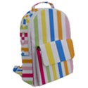 Striped Flap Pocket Backpack (Large) View2