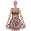 Pastels kaleidoscope Velvet Skater Dress View1