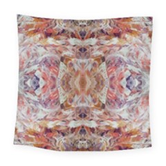 Pastels Kaleidoscope Square Tapestry (large) by kaleidomarblingart