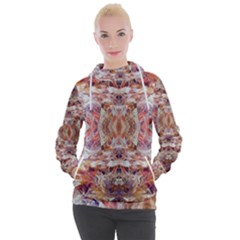 Pastels Kaleidoscope Women s Hooded Pullover by kaleidomarblingart