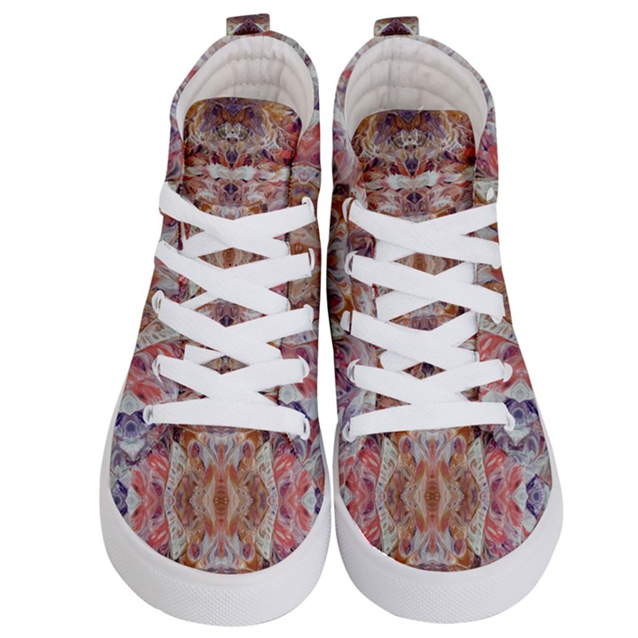 Pastels kaleidoscope Kids  Hi-Top Skate Sneakers