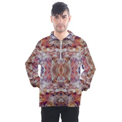 Pastels Kaleidoscope Men s Half Zip Pullover by kaleidomarblingart